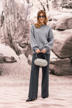 Джемпер Barbara Geratti С4606BG серый - фото 3