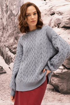 Джемпер Barbara Geratti С4606BG серый - фото 2