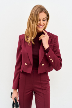 Жакет Mars design 1056 бордовый - фото 4