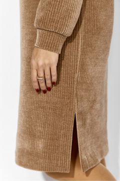 Платье TAiER 1410 бежевый - фото 4