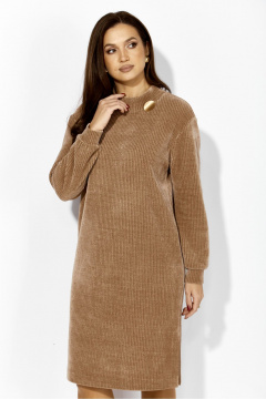 Платье TAiER 1410 бежевый - фото 3