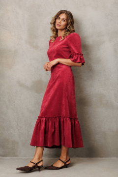 Платье Gizart 5418 брусничный - фото 3