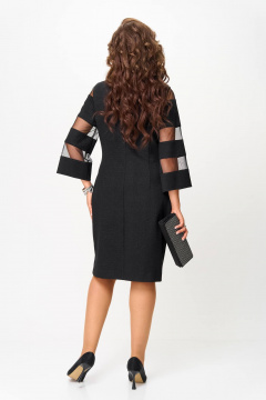 Платье Karina deLux M-1387 черный - фото 5
