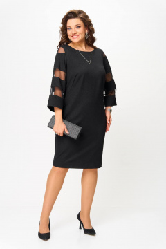 Платье Karina deLux M-1387 черный - фото 1