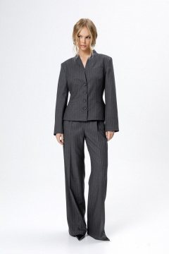 Брюки, жакет PiRS 6267 серый - фото 4