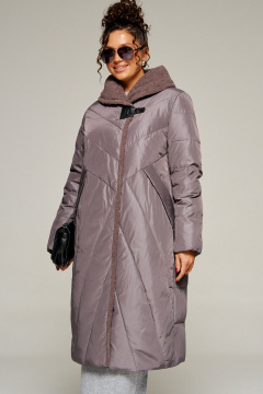 Пальто Beautiful&Free 8017 дымчато-лиловый - фото 2