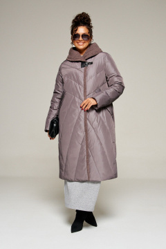 Пальто Beautiful&Free 8017 дымчато-лиловый - фото 1