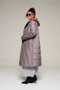 Пальто Beautiful&Free 8017 дымчато-лиловый - фото 5