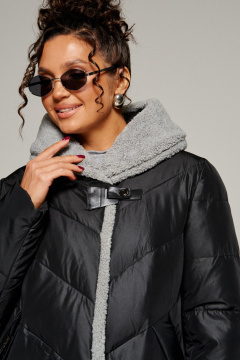 Пальто Beautiful&Free 8017 черный - фото 3