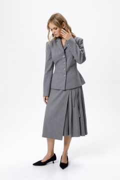 Жакет PiRS 6301 серый - фото 5