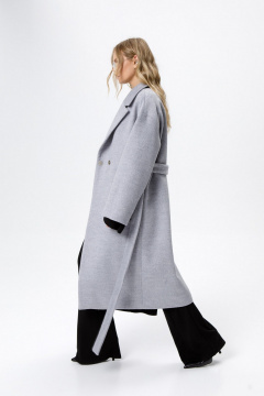 Пальто PiRS 6305 серый - фото 4