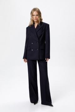 Брюки, жакет PiRS 6315 синий - фото 2