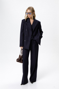 Брюки, жакет, жилет PiRS 6316 синий - фото 1