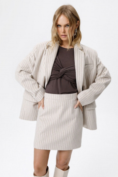 Жакет, юбка PiRS 6324 бежевый - фото 2