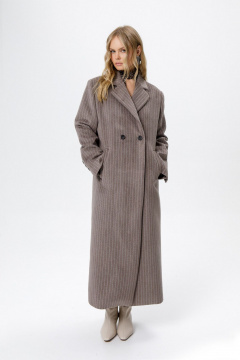 Пальто PiRS 6327 коричневый - фото 2