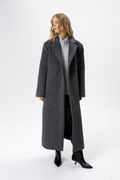 Пальто PiRS 6327 серый - фото 1