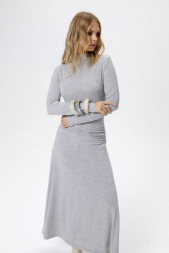 Платье PiRS 6331 серый - фото 1