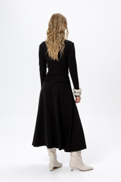 Платье PiRS 6331 черный - фото 5