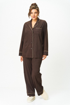 Брюки, жакет Anna Majewska 1552 коричневый - фото 1