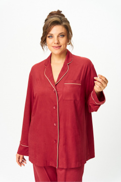 Брюки, жакет Anna Majewska 1552 красный - фото 5