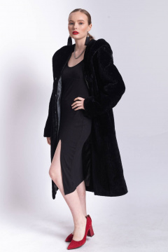 Шуба Мехофф Марго 110.12-50 черный - фото 5