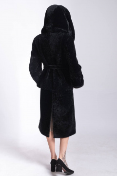 Шуба Мехофф Марго 110.12-50 черный - фото 4