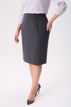 Юбка IVARI 509 темно-серый - фото 4