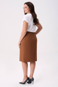 Юбка IVARI 509 терракот - фото 4