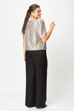 Блуза, брюки Bonna Image 1013/2 молочный-черный - фото 2