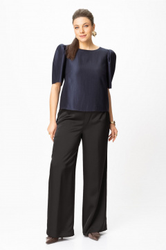 Блуза, брюки Bonna Image 1013/3 синий-черный - фото 1