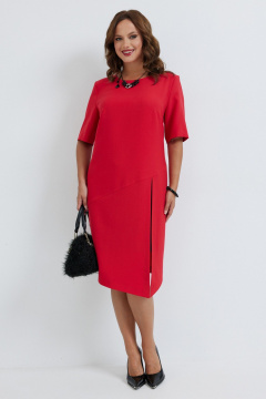 Платье Твой имидж 2263 красный - фото 2