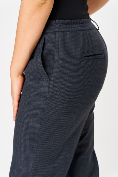 Брюки БелЭльСтиль 610-3_27_22 сине-серая клеточка - фото 4