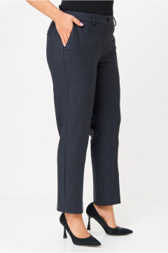 Брюки БелЭльСтиль 610-3_27_22 сине-серая клеточка - фото 3