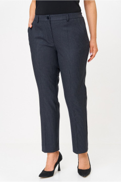 Брюки БелЭльСтиль 610-3_27_22 сине-серая клеточка - фото 2