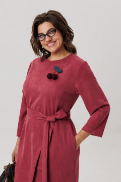 Платье Anelli 1731 морозная_вишня - фото 5