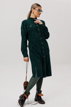 Платье Anelli 1727 теплый_мох - фото 4