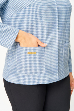 Блуза DaLi 4440 голубая - фото 3