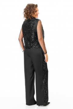 Брюки, жилет, топ VI ORO VR-1240 черный - фото 5