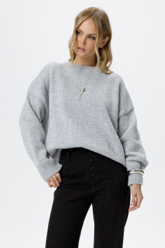 Джемпер PiRS 6212 серый - фото 1