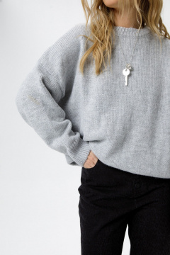 Джемпер PiRS 6212 серый - фото 4