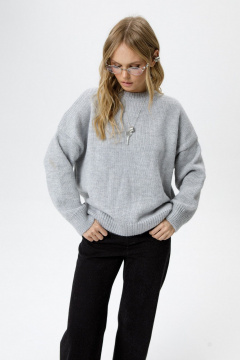 Джемпер PiRS 6212 серый - фото 3