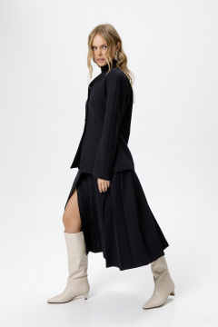 Жакет, юбка PiRS 6215 сине-черный - фото 2