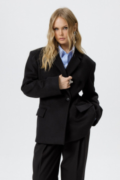 Полупальто PiRS 6221 черный - фото 4