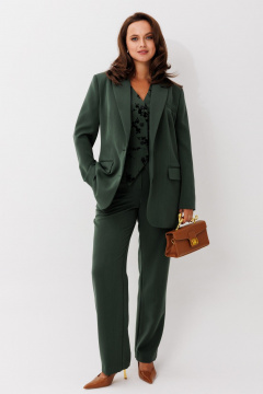 Брюки, жакет, жилет Mislana 1263 зеленый - фото 2