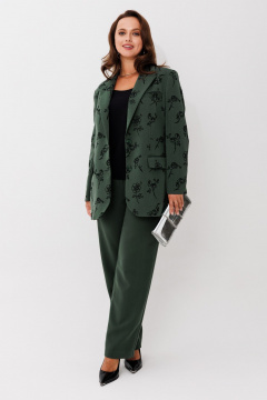 Брюки, жакет Mislana 1267 зеленый - фото 1