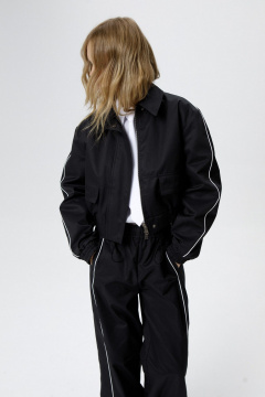 Бомбер, брюки PiRS 6248 черный - фото 2