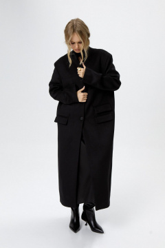 Пальто PiRS 6255 черный - фото 5