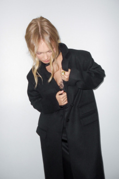 Пальто PiRS 6255 черный - фото 3