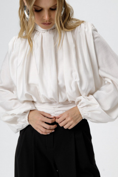Блуза PiRS 6294 кремовый - фото 3