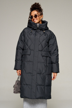 Пальто Beautiful&Free 8016 черный - фото 3